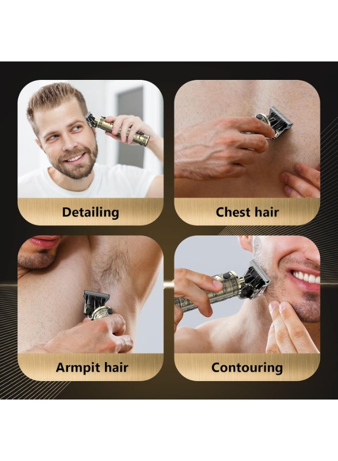 general Trimmer Hair Clippers for Men, Professional T-Blade Trimmer Cordless Rechargeable Hair Edgers Clippers Electric Beard Shaver with LED Display - Image 5